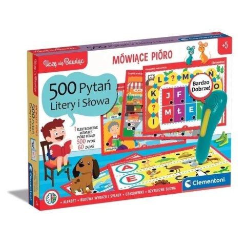 Uczę się bawiąc. Mówiące Pióro 500 pytań - Litery