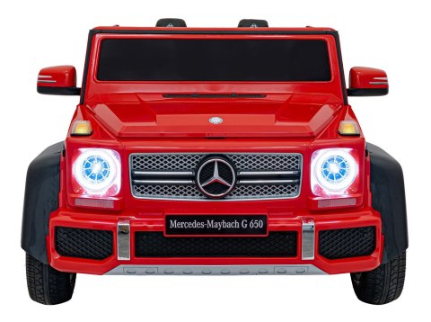 Pojazd Mercedes Benz MAYBACH G650 STRONG Czerwony