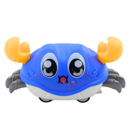 Krab Interaktywny Z Napędem Naciągiem Jeżdżący Kolorowe