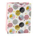 Torba Prezentowa Papierowa Urodzinowa Wzory 23 x 18 x 10,5 cm